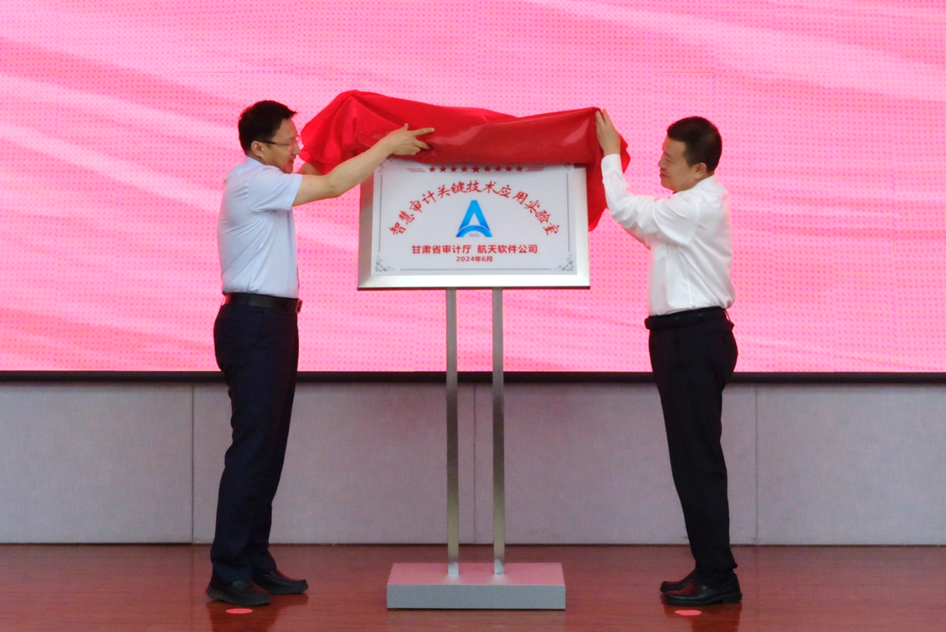 神軟公司參加在甘肅省審計廳舉行的“...